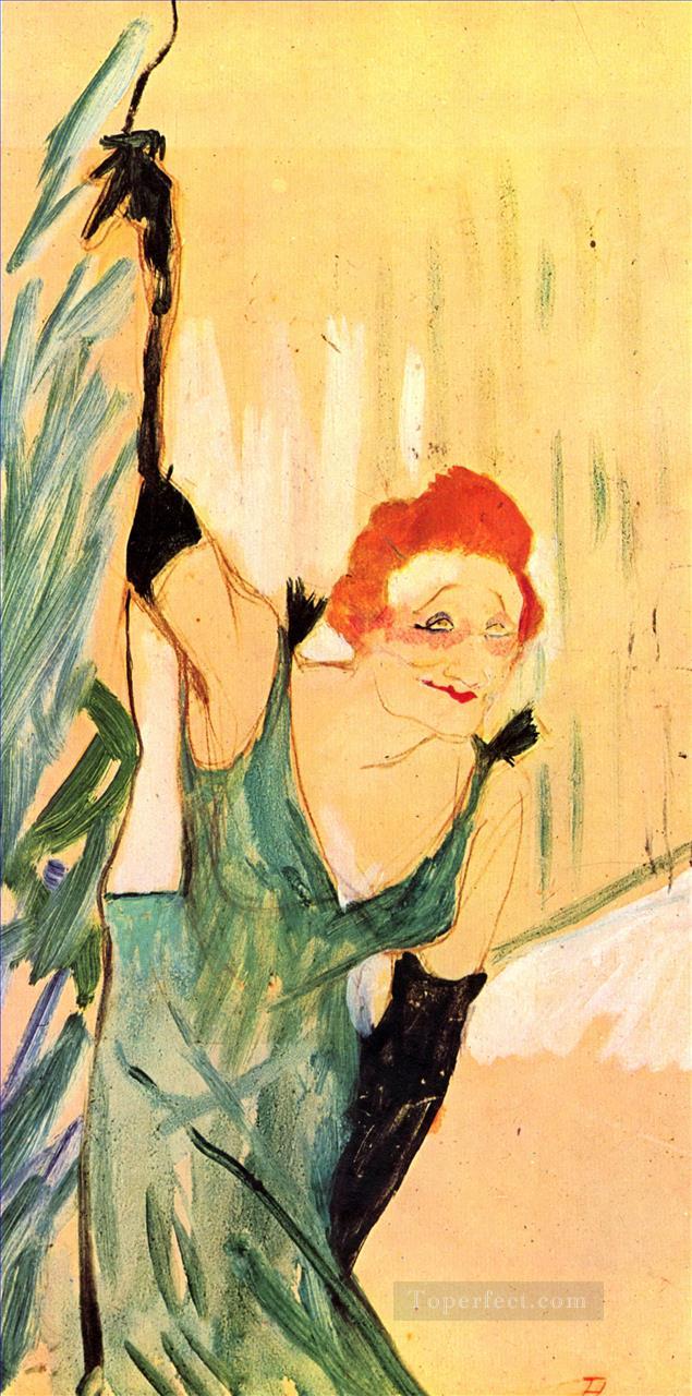 yvette guilbert 1894 Toulouse Lautrec Henri de Oil Paintings